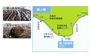 男鹿半島・大潟ジオパーク_エリアマップ03_鵜ノ崎